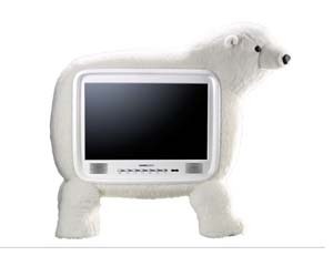 【瀚斯宝丽HANNS polar bear 19 TV 北极熊】