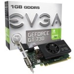 EVGA GT730 GDDR5 1G Ref. Single Slot Low Profile