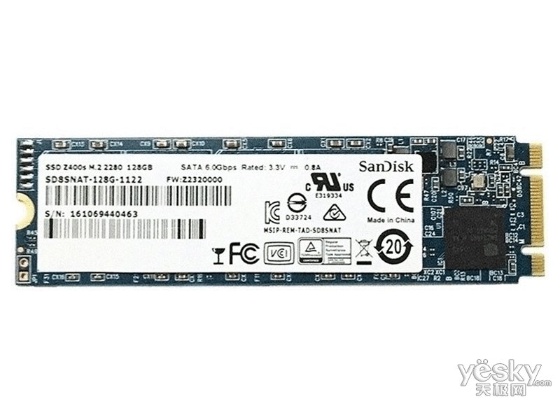 闪迪z400s m.2 2280(1tb) 整体外观 第1张(共1张)