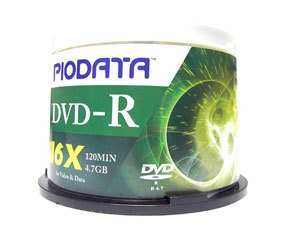 PIODATA DVD-R 16X(50Ƭװ)