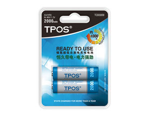 TPOS ���ⳬ���Էŵ�����TCB3009(2000mAh 2��װ)ͼƬ
