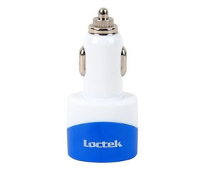 �ָ�I-CAR01BL ipad/iphone4˫USB���س���� ��ɫ
