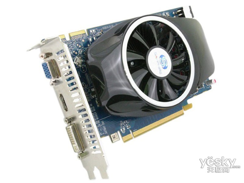显卡 蓝宝石 蓝宝石hd5670 1gb ddr3海外版2代 图片 整体外观蓝宝石hd