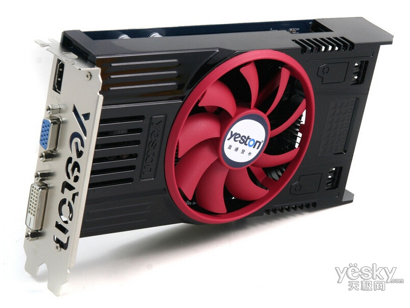 显卡 盈通 盈通r7 250-1024gd5极速版 图片 整体外观盈通r7 250-1024