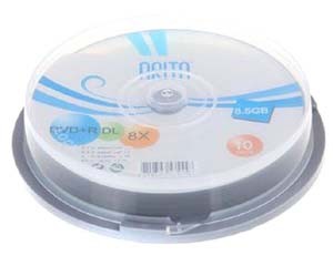 蝹DVD+R DL 8 8.5G(10ƬͰװ)