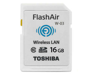 东芝FlashAir WiFi SDHC存储卡 Class10(W-03)(32GB)