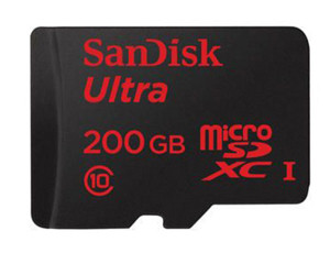 Ultra microSDXC UHS-I card Premium Edition(200GB)