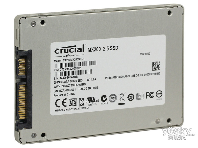 Ӣ�MX200 SATA CT250MX200SSD1(250GB)