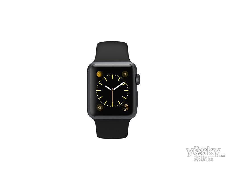 苹果watch sport(42mm深空灰色铝金属表壳搭配黑色运动型表带)