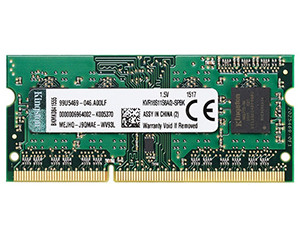 金士顿2GB DDR3 1600(KVR16S11S6A/2-SPBK)图片