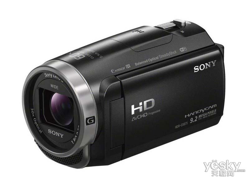 【图】索尼hdr-cx675_整体外观 _图6-天极产品库