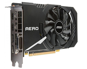 ΢��GeForce GTX 1060 3GB AERO ITX
