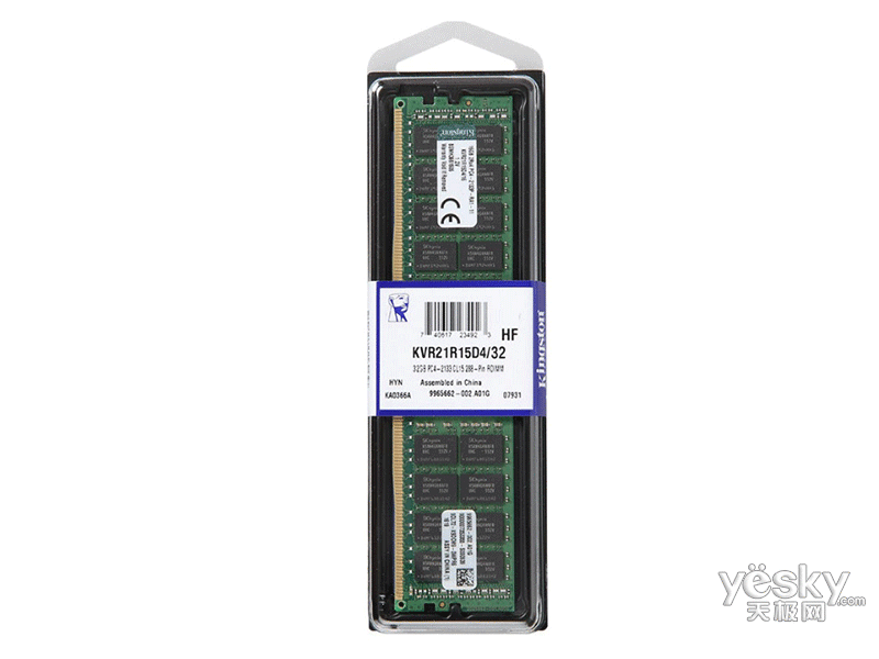 ʿ32GB DDR4 2133MHz(KVR21R15D4/32)