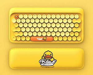 小米洛斐圆点蓝牙机械键盘B.Duck小黄鸭套装