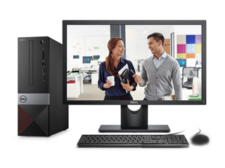 戴尔Vostro 成就 3670(i3 8100/4GB/128GB+1TB/21.5LCD)
