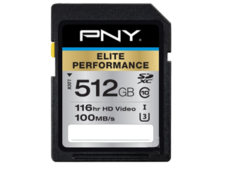 PNY Elite performance U3 SDXC洢(512GB)