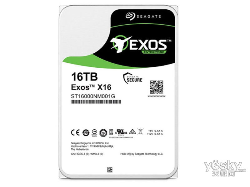 ϣ������Exos X16 16TB 256MB(ST16000NM001G)