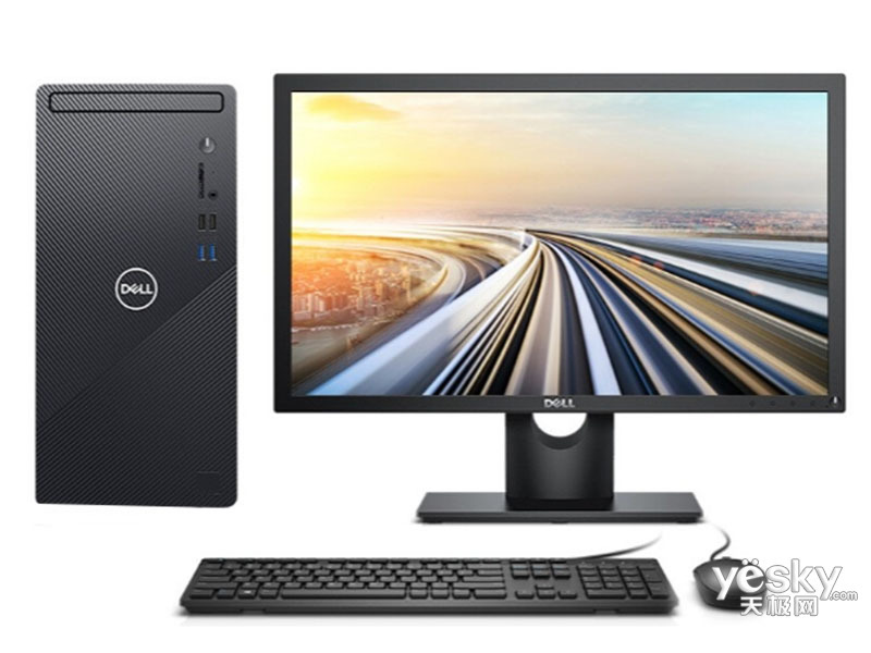 戴尔灵越3880i5104008gb256gb1tb集显27lcd整体外观第1张共4张