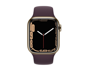 苹果Apple Watch Series 7 41mm(GPS版/不锈钢表壳/运动表带)