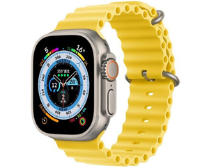 苹果Apple Watch Ultra 49mm(GPS+蜂窝网络/钛金属表壳/黄色海洋表带)