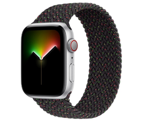 ƻ��Apple Watch Series SE��ɫ���������Ǳ�֯��Ȧ���� Black Unity GPS+�������� 44mm